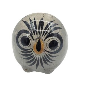ROUND face Tonala owl pottery